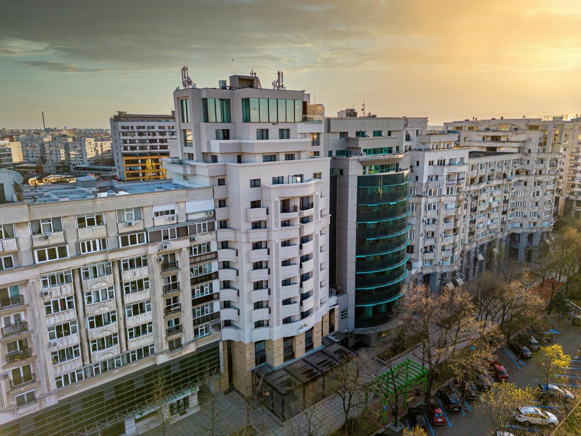Novos Aparthotel Bukarest Exterior foto